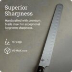 Cuchillo para pechuga Shun Classic Kai DM0778 hoja japonesa 12 pulgadas hueca acero VG-MAX damasco