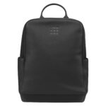 Moleskine Mochila clásica de cuero, Negro -, Mochila