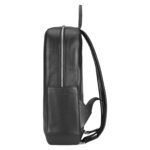 Moleskine Mochila clásica de cuero, Negro -, Mochila