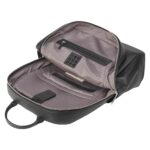 Moleskine Mochila clásica de cuero, Negro -, Mochila