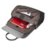 Moleskine Mochila clásica de cuero, Negro -, Mochila