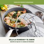 Batería de Cocina Juego de Ollas y Sartenes GreenPan Valencia Pro CC000675-001 11 Piezas Cerámica Antiadherente Anodizad