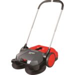 Barredora de triple cepillo Bissell BigGreen BG355 Deluxe 21 pulgadas contenedor 9 galones polipropileno verde