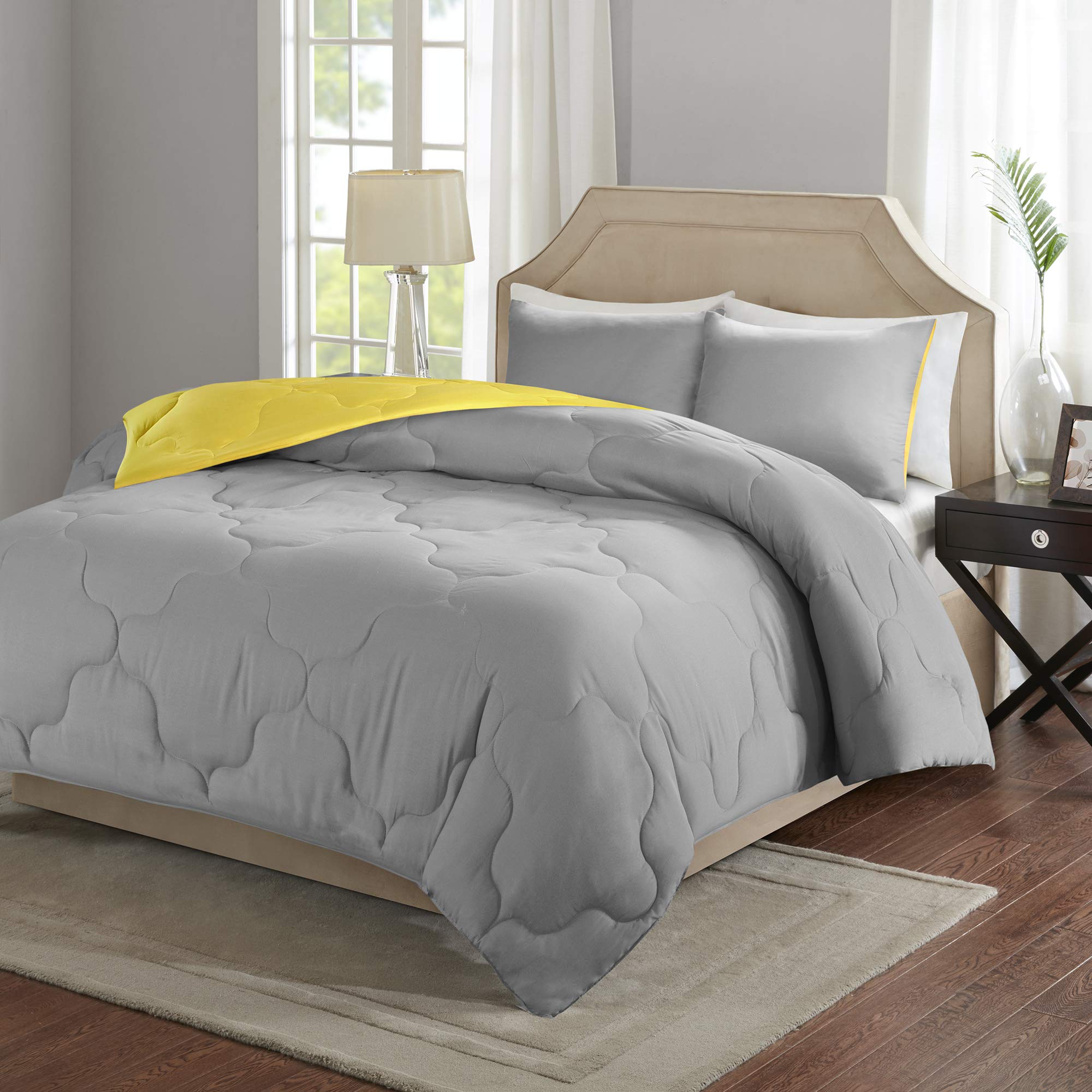 Version 1.0.0 Juego de edredón reversible Comfort Spaces Vixie E&E Co. Ltd DBA JLA Home CS10-0255 diseño geométrico ropa de cama alter