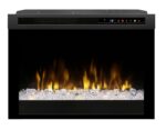 Dimplex Caja de fuego eléctrica Multi-Fire XHD de 26 pulgadas con brasas acrílicas - Negro, XHD26G