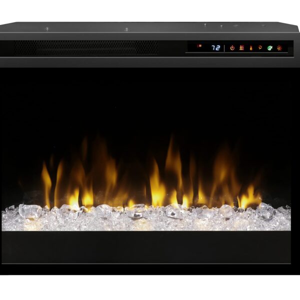 Dimplex Caja de fuego eléctrica Multi-Fire XHD de 26 pulgadas con brasas acrílicas - Negro, XHD26G