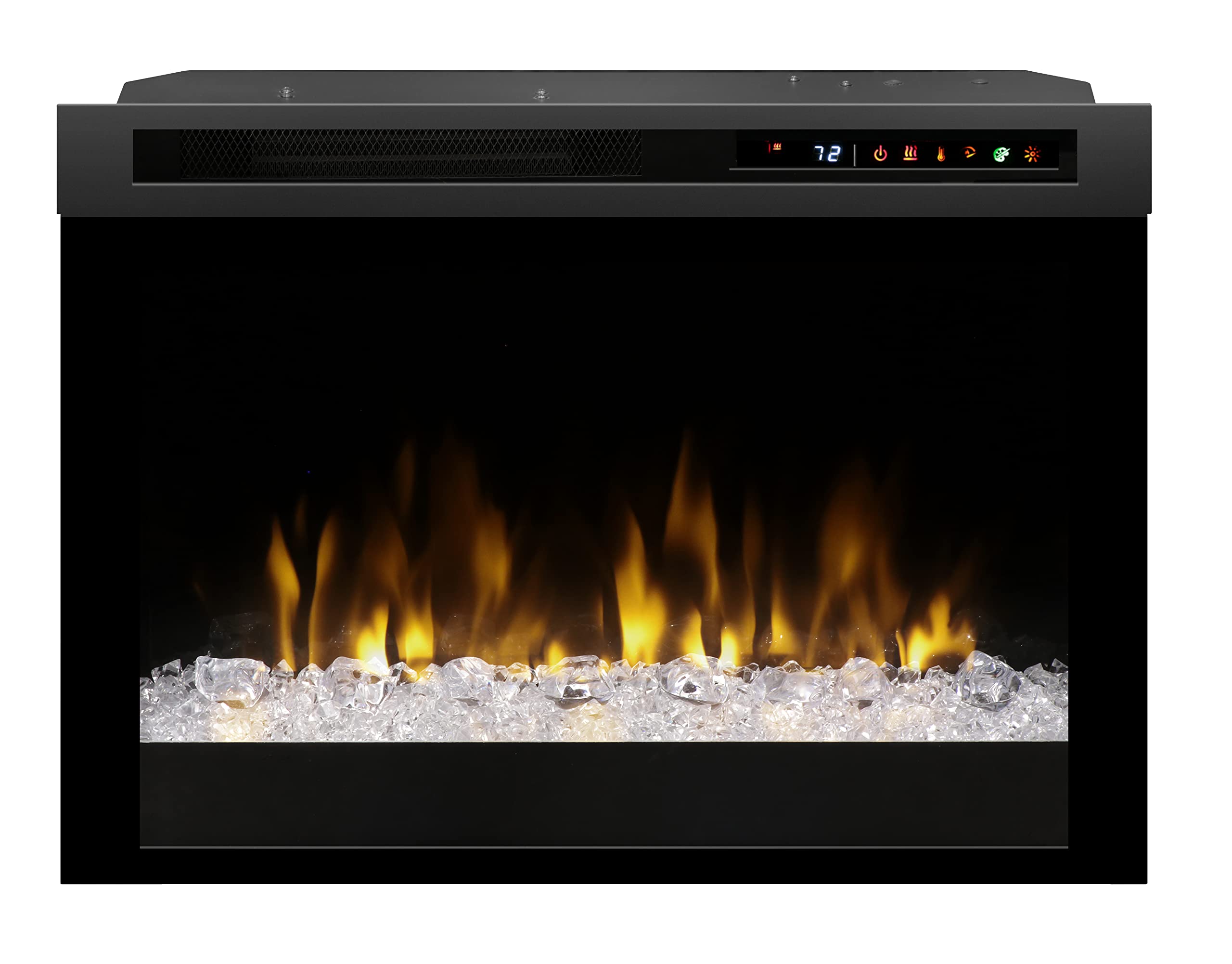 Version 1.0.0 Dimplex Caja de fuego eléctrica Multi-Fire XHD de 26 pulgadas con brasas acrílicas - Negro, XHD26G