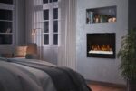 Dimplex Caja de fuego eléctrica Multi-Fire XHD de 26 pulgadas con brasas acrílicas - Negro, XHD26G