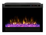 Dimplex Caja de fuego eléctrica Multi-Fire XHD de 26 pulgadas con brasas acrílicas - Negro, XHD26G