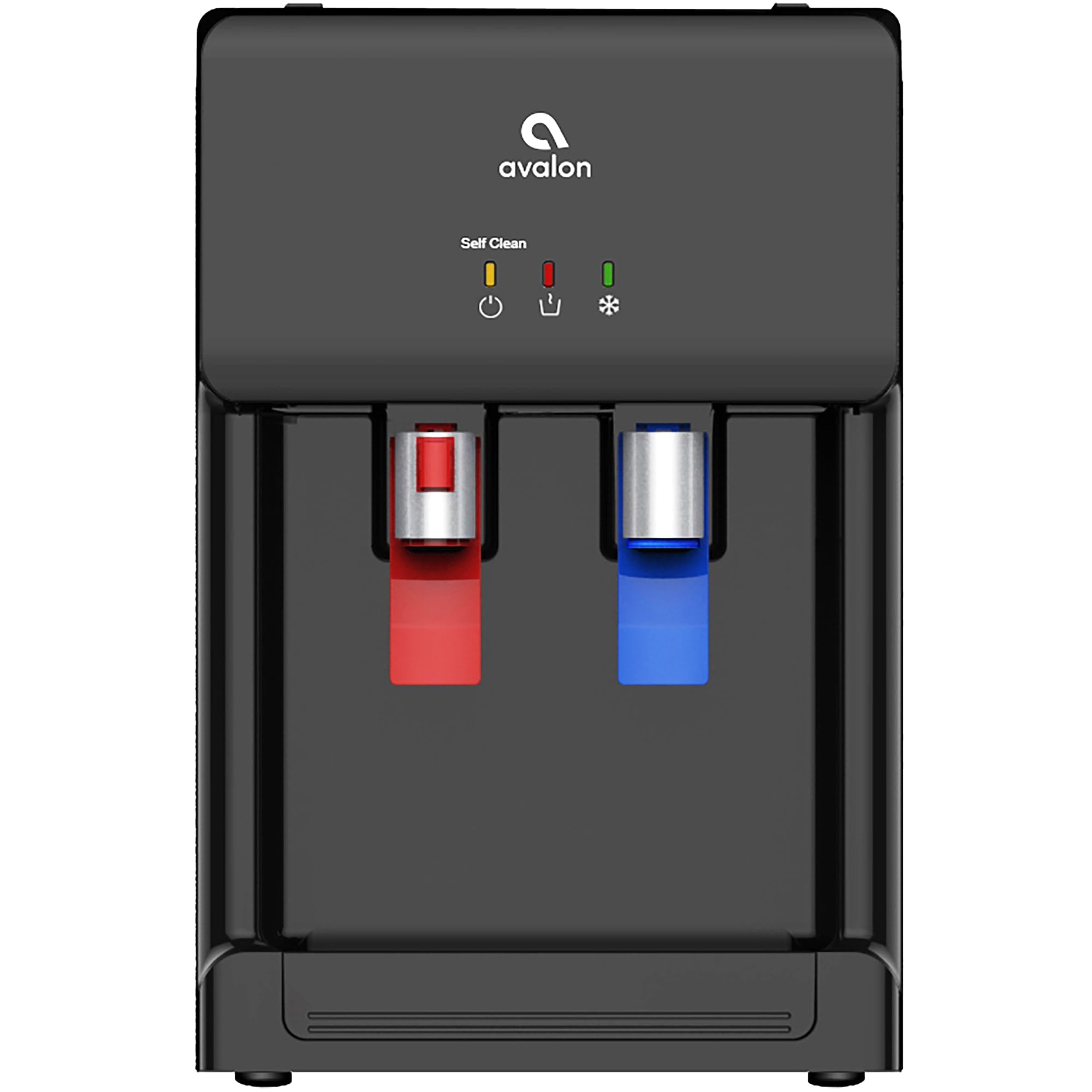 Version 1.0.0 Dispensador despachador de agua de mesa sin garrafón Avalon A8CTBOTTLELESSBLK con autolimpieza agua caliente y fría filt