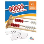 hand2mind Juego de demostración de 20 cuentas Rekenrek para aula, ábaco para niños, matemáticas manipulativas de matemát