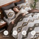 WOOLRICH Rustic Lodge Cabin WR10-2179 juego de edredon cabana relleno alternativo plumón todas las estaciones Queen extr