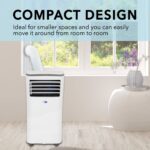 Aire acondicionado portátil Whynter ARC-102CS 10000 BTU con deshumidificador y ventilador cobertura 300 pies cuadrados b