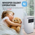 Aire acondicionado portátil Whynter ARC-102CS 10000 BTU con deshumidificador y ventilador cobertura 300 pies cuadrados b