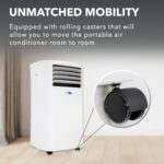 Aire acondicionado portátil Whynter ARC-102CS 10000 BTU con deshumidificador y ventilador cobertura 300 pies cuadrados b