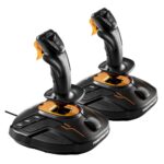Dual Joystick Thrustmaster T.16000M FCS Space Sim Duo 2960815 sensores magnéticos 32 botones ambidiestro para PC