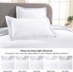 Colcha jacquard matelasse de algodon Superior Home City Inc BEDSPREAD BAS-QN-WH Queen blanca tejido de cesta geometrico