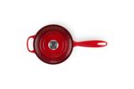 Cacerola Cocotte de hierro fundido esmaltado Le Creuset LS2518 1867SS 2.25 cuartos color cereza