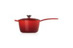 Cacerola Cocotte de hierro fundido esmaltado Le Creuset LS2518 1867SS 2.25 cuartos color cereza
