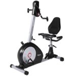 Bicicleta Reclinada Movimiento Dual Velocity Exercise CHB-RGK862B volante 11 lbs 8 niveles tension acero