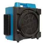 Purificador de aire comercial XPOWER X-3580 600 CFM filtracion HEPA 4 etapas 5 velocidades con luz UV azul para uso indu