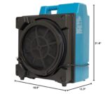 Purificador de aire comercial XPOWER X-3580 600 CFM filtracion HEPA 4 etapas 5 velocidades con luz UV azul para uso indu