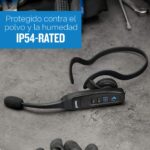 BlueParrott C400-XT – Auriculares Bluetooth con control por voz, sonido líder en la industria con largo alcance inalámbr