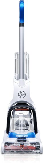 Limpiador de alfombras para mascotas Hoover PowerDash FH50700 compacto y ligero azul con tecnología HeatForce