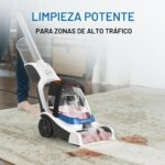 Limpiador de alfombras para mascotas Hoover PowerDash FH50700 compacto y ligero azul con tecnología HeatForce