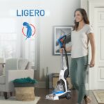 Limpiador de alfombras para mascotas Hoover PowerDash FH50700 compacto y ligero azul con tecnología HeatForce
