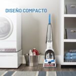 Limpiador de alfombras para mascotas Hoover PowerDash FH50700 compacto y ligero azul con tecnología HeatForce