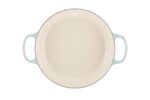 Cacerola de Hierro Fundido Esmaltado Le Creuset Signature LS2532-30717SS 3.3 Litros 3.5 Cuartos Gris Claro Azulado Sea S