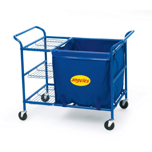 Angeles Carrito de bola rodante, almacenamiento de equipos deportivos de gimnasio, carrito utilitario rodante