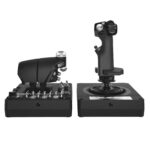 Joystick Throttle HOTAS Simulador de Vuelo Logitech G X56 945-000058 189 controles programables 4 resortes RGB 2 USB PC
