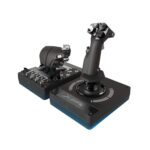 Joystick Throttle HOTAS Simulador de Vuelo Logitech G X56 945-000058 189 controles programables 4 resortes RGB 2 USB PC