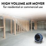 Ventilador de Ventilación Dri-Eaz Stealth AV3000 F568 – 2,600 CFM, 24 Pulgadas, Alta Velocidad Silencioso