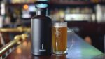 Termo Botella de Agua Growler Fifty Fifty V65001BK0 acero inoxidable doble pared aislado al vacío tapa de 3 dedos 64 oz