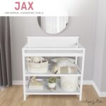 Dream On Me Jax - Cambiador universal, color blanco, 34 x 20 x 40 pulgadas (paquete de 1)
