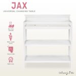 Dream On Me Jax - Cambiador universal, color blanco, 34 x 20 x 40 pulgadas (paquete de 1)