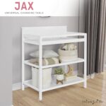 Dream On Me Jax - Cambiador universal, color blanco, 34 x 20 x 40 pulgadas (paquete de 1)