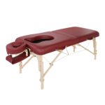 Master Massage - Mesa de masaje portátil de Eva de 30 pulgadas para mujeres y personas obesas, cama facial de salón de s