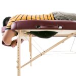 Master Massage - Mesa de masaje portátil de Eva de 30 pulgadas para mujeres y personas obesas, cama facial de salón de s