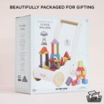 Le Toy Van - Petilou - Caminante de madera para niños pequeños y bebés | Andador educativo de nube arcoíris | Adecuado p