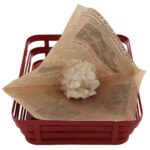 G.E.T. 4-T6000 - Papel de forro para aperitivo/cesta de servir, 7 x 7 pulgadas, Honolulu Newsprint (caja de 2000) GET 4-