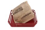 G.E.T. 4-T6000 - Papel de forro para aperitivo/cesta de servir, 7 x 7 pulgadas, Honolulu Newsprint (caja de 2000) GET 4-
