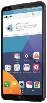 LG G6 - 32 GB - Desbloqueado (AT&T/T-Mobile/Verizon) - Negro - Exclusivo Prime