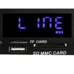 beFree Sound Altavoz portátil recargable Bluetooth de 18 pulgadas para fiestas con luces LED reactivas de sonido, USB/SD