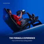 Cockpit simulador de carreras Next Level Racing F-GT NLR-S010 posición dual Formula y GT compatible Thrustmaster Fanatec