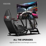 Cockpit simulador de carreras Next Level Racing F-GT NLR-S010 posición dual Formula y GT compatible Thrustmaster Fanatec