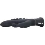 LoveHoney 67834: Conejo Feliz Triple Curva Negro